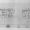 North East and North West elevations showing alterations.
Scanned image of E 42505.