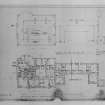 Second floor and roof plan.
Scanned image of E 42429.