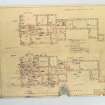 Basement and ground floor plans showing electrics.
Scanned image of E 4206 CN.