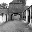 View of dovecot and entrance to steading, Harelaw, Longniddry, from south west.