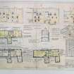 Plans, sections and elevations for conversion to Tempera Painting Restoration Centre.
Scanned image of D 4923 CN.