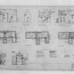 Plans, sections and elevations for conversion to Tempera Painting Restoration Centre.
Scanned image of D 4937.