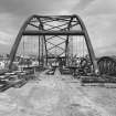 View of New Bonar Bridge from W abutment, near completion. Photographed by Norman A MacLeod, photographers, 23A High Street, Inverness (Ref:3609)
Sir William Arrol Collection Box 19
Digital copy of C87954/PO