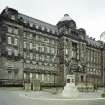 View of main frontage of Glasgow Royal Infirmary from South