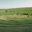 View from NW of recumbent stone circle, Balquhain.