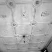 Edinburgh, Orwell Place, Dalry House, interior.
Detail of plaster ceiling.