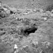 Eigg, Struidh, Ritual Enclosure. View of entrance into a void in the boulder field, adjacent to the ritual enclosure.