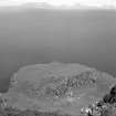 Eigg, Poll Duchaill, view of the remains of a fort.