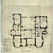 Orchil House.
Digital image of photographic copy of ground floor plan.
Insc: "Orchil House 1/8" Plans No 2"; "Ground Floor Plan"