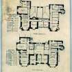 Orchil House.
Digital image of photographic copy of first and second floor plans.
Insc: "Orchil House 1/8" Plans No 3"; "First Floor Plan"; "Second Floor Plan"