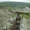 View of waterwheel pit, Bay Mine, Wanlockhead, Dumfriesshire.
Copy of 35 mm colour transparency.