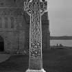 Iona, St Martin's Cross.
General view of West face.