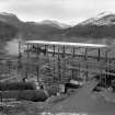 View from S during construction.
Copy of negative, Tummel Valley, Box 870/2, Contract No. 14, Ser. No. 25.