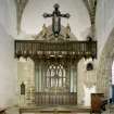Interior. View of rood screen from W