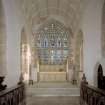 Interior. View of chancel from W