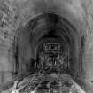 View of Strathfarrar Works Contract 101, Deanie Tunnel, excavation at intake.
Scan of glass negative no. 96, Box 871/2, 34/F
