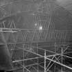 View of Strathfarrar Works Contract 101, Deanie Power Station, downstream surge chamber, Guyrex roof shutter.
Scan of glass negative no. 83, Box 871/2, 34/F