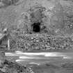 View of Strathfarrar Works Contract 101, Deanie Tunnel, intake portal.
Scan of glass negative no. 33, Box 871/2, 34/F