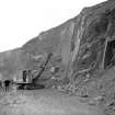 View of Strathfarrar Works Contract 101, surge shaft, Deanie Tunnel.
Scan of glass negative no. 23, Box 871/2, 34/F
