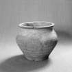 Earthen ware vessel from crannog excavations.