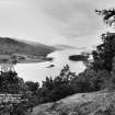 View of Tummel/Garry Project, contract 16, Clunie Dam, Loch Tummel from Queen's View.
Scan of negative no. 88, Box 872/2