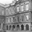 General view of Courtyard at Holyrood Palace