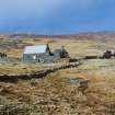 Scanned image of colour slide.
Mingulay, view of schoolhouse, from S.