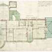 Scanned copy of plan of first floor.
Titled: 'The.Croft.Helensburgh. For. Alex.N.Paterson.Esq.' 'First Floor Plan'