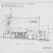 Cinema for Broxburn Enterprises Ltd.
Elevation.
Scanned image of E 37417.