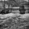 View of Tummel/Garry Project. Contract 304. Clunie Dam. View from left hand training wall of downstream face of left hand spillway. Time 12.45 p.m.
Tummel/Garry Album, Plate no. 1.