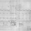 Scanned image of drawing showing first floor plan.