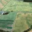 Oblique aerial view of north-west corner of the camp, taken from the north.