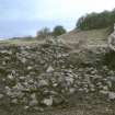 Copy of colour slide, Knapps Homestead Kilmacolm - partly excavated rampart
NMRS Survey of Private Collection 
Digital Image Only