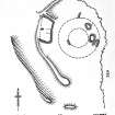 Publication drawing; plan of broch, Fugla Ness (photographic copy)