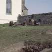 Copy of colour slide, Whithorn Priory - excavation in progress.
NMRS Survey of Private Collection 
Digital Image Only