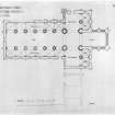 Scanned image of drawing showing plan.