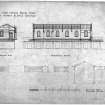 Edinburgh, Princes Street, St John's Episcopal Church.
Scanned image of plan, sections and elevations of new vestries and hall.