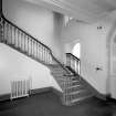 Interior, police station.
View of main North staircase on ground floor.