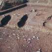 View of excavations, including palisade enclosure, entrance and grave complex.