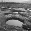 View of excavations in timber hall area.