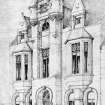 Photographic copy of design for Macduff Town Hall.