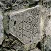 Dunnicaer Pictish symbol stone. (No.1) 
Digital copy of E 56792 CN.