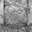 Detail of reverse of the Princess Stone Pictish cross slab, Glenferness.
