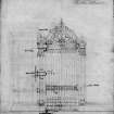 No. 2x. Elevation.
Inscribed: "King Edward Memorial, Holyrood Palace: Side Gates to Principal Entrances"