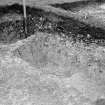 Digital copy of excavation photograph: view of trench.
