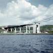 View north east showing progress of erection of viaduct between north abutment and north side tower.
Copy of original 35mm colour transparency
Survey of Private Collection