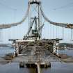 Suspended structure in south side span showing safety net carriage and nets. View north from south side tower.
Copy of original 35mm colour transparency
Survey of Private Collection