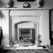 Interior.
Detail of fireplace.