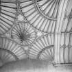 Skye, Armadale Castle, interior.
Detail of the fan-vaulted ceiling of hall and staircase.