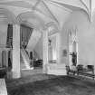 Skye, Armadale Castle, interior.
Interior view of hall and staircase.